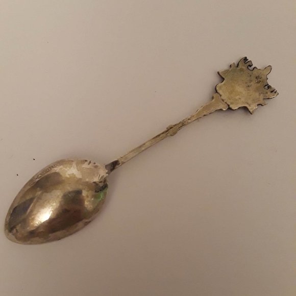 VINTAGE LONDON SILVER PLATED TEASPOON - NO MAKER'S MARK ABOUT 4.5" LONG - Picture 6 of 6